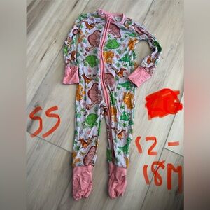 Land Before Time Kids Footie Pajamas - Bamboo